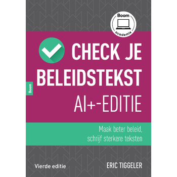 Check je beleidstekst – AI+-editie (Paperback) bij Singel 344