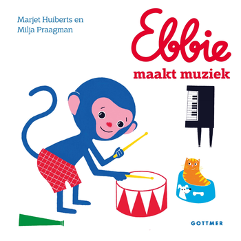 Ebbie maakt muziek (Board book) bij Singel 344