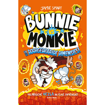 Bunnie vs Monkie en de doorgedraaide dimensies! (Hardback) bij Singel 344