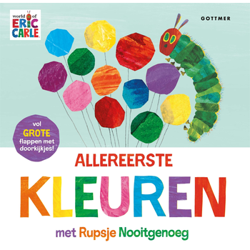 Allereerste kleuren met Rupsje Nooitgenoeg (Board book) bij Singel 344