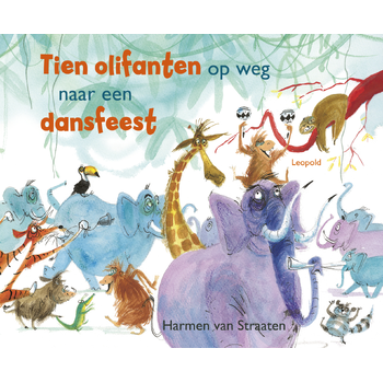 Tien olifanten op weg naar een dansfeest (Hardback) bij Singel 344