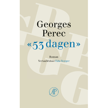 '53 dagen' (Paperback) bij Singel 344