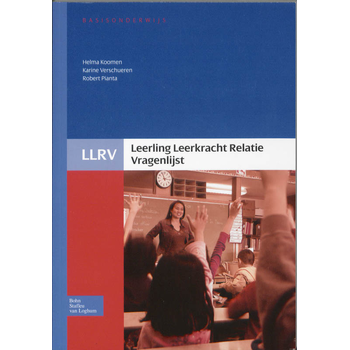Leerling Leerkracht Relatie Vragenlijst (LLRV) - handleiding (Paperback) bij Singel 344