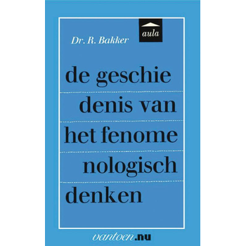 Geschiedenis van het fenomenologisch denken (Paperback) bij Singel 344