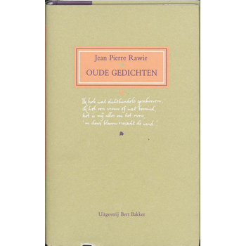 Oude gedichten (Hardback) bij Singel 344