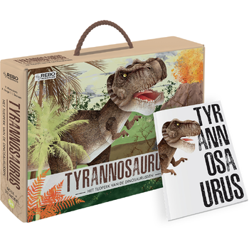 Tyrannosaurus - Boek en 3D model (Paperback) bij Singel 344