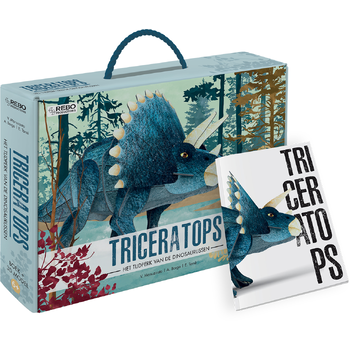 Triceratops - Boek + 3D-puzzel (Paperback) bij Singel 344