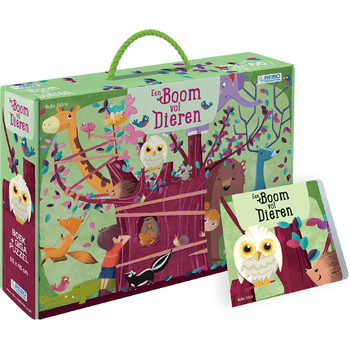 Een boom vol dieren - boek + giga puzzel (Board book) bij Singel 344