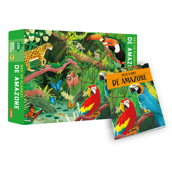 De Amazone - Red de planeet - puzzel en boek (Paperback) bij Singel 344