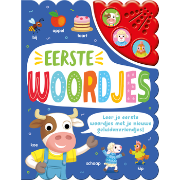 Geluidenboek Eerste woordjes (Board book) bij Singel 344