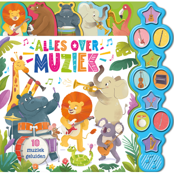 Geluidenboek Alles over muziek (Board book) bij Singel 344