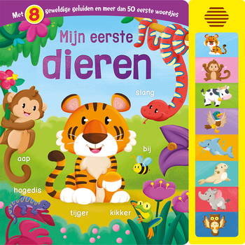 Geluidenboek Mijn eerste dieren (Board book) bij Singel 344