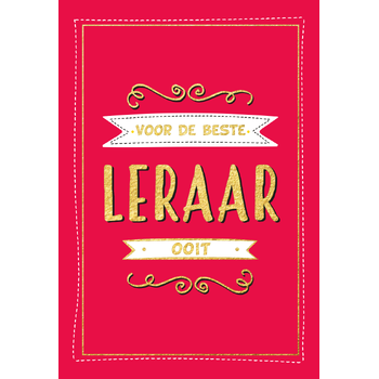 Voor de beste leraar ooit - Cadeauboeken (Hardback) bij Singel 344