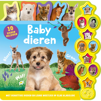 Geluidenboek - Babydieren (Board book) bij Singel 344