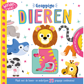 Grappige dieren - Wonderwiel (Board book) bij Singel 344