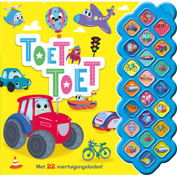 Toet toet - geluidenboek 22 geluiden (Board book) bij Singel 344