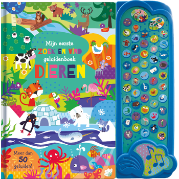 Dieren - Mijn eerste zoek en vind geluidenboek (Board book) bij Singel 344