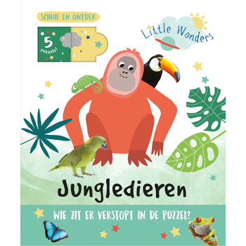 Jungledieren - Schuif en ontdek (Board book) bij Singel 344