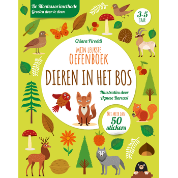 Dieren in het bos - Mijn leukste oefenboek (Paperback) bij Singel 344