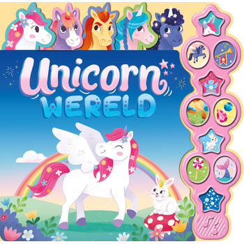 10 geluidenboek Unicornwereld (Board book) bij Singel 344