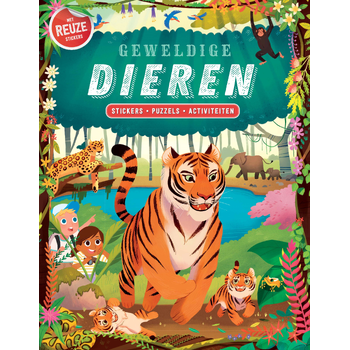 Geweldige dieren stickerboek (Paperback) bij Singel 344