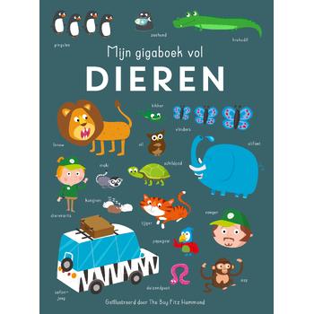 Mijn gigaboek vol dieren (Board book) bij Singel 344