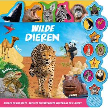 Wilde dieren - 10-geluidenboek (Hardback) bij Singel 344