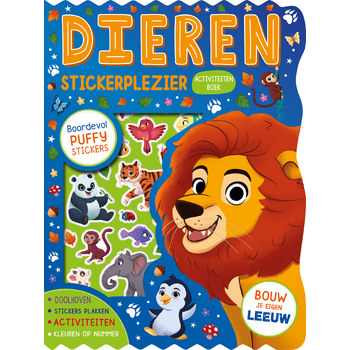 Dieren Stickerplezier activiteitenboek (Paperback) bij Singel 344