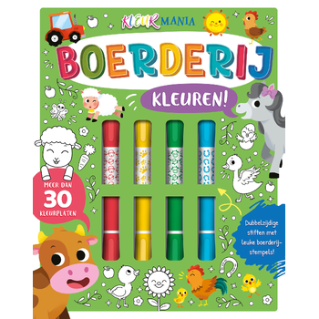 Boerderij kleuren! - Kleurmania (Hardback) bij Singel 344