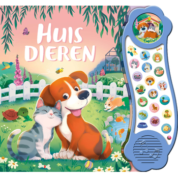 Huisdieren - 18-geluidenboek (Board book) bij Singel 344