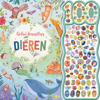 Geluidenatlas dieren - 100-geluidenboek (Board book) bij Singel 344