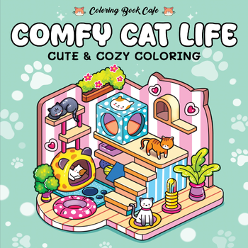 Comfy cat life - Cute & cozy coloring (Paperback) bij Singel 344