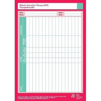 Melodic Intontion Therapy (MIT) - therapieformulieren bij Singel 344