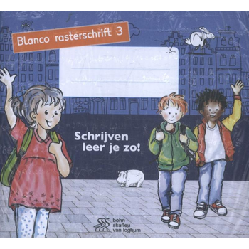 Schrijven leer je zo! Blanco rasterschrift 3 - set a 5 stuks (Paperback) bij Singel 344