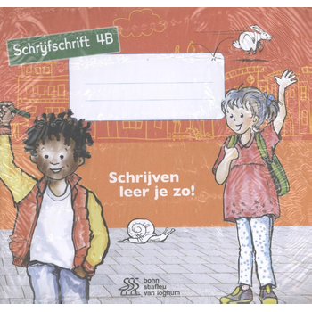 Schrijven leer je zo! - Schrijfschrift 4B - set van 5 stuks (Paperback) bij Singel 344