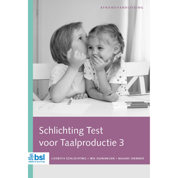 Schlichting Test voor Taalproductie 3 Afnamehandleiding (Paperback) bij Singel 344