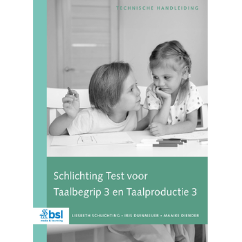 Schlichting Test voor Taalbegrip en Taalproductie 3 - Technische Handleiding (Paperback) bij Singel 344