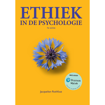 Ethiek in de psychologie (Paperback) van Jacquelien Rothfusz