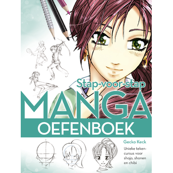 Stap-voor-stap manga oefenboek (Paperback) bij Singel 344