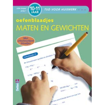 Oefenblaadjes maten en gewichten (10-11 j.) (Paperback) bij Singel 344