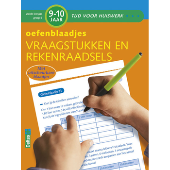Oefenblaadjes Vraagstukken en rekenraadsels 9-10 jr (Paperback) bij Singel 344