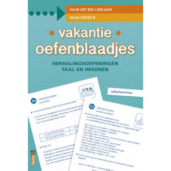 Vakantie oefenblaadjes "naar groep 8" (Paperback) bij Singel 344