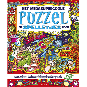 Het megasupercoole puzzel en spelletjesboek (Paperback) bij Singel 344