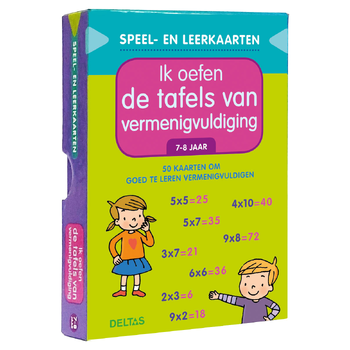 Ik oefen de tafels van vermenigvuldiging 7-8 jaar bij Singel 344