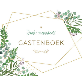 Just married! - Gastenboek (Hardback) bij Singel 344