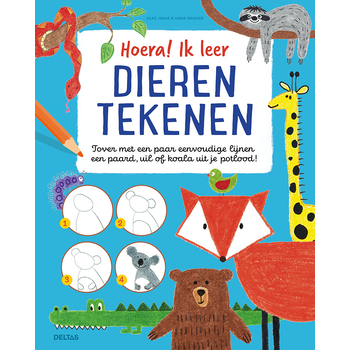 Hoera! Ik leer dieren tekenen (Paperback) bij Singel 344