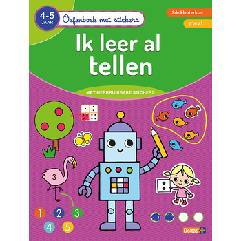 Oefenboek met stickers - Ik leer al tellen (4-5 j.) (Paperback) bij Singel 344