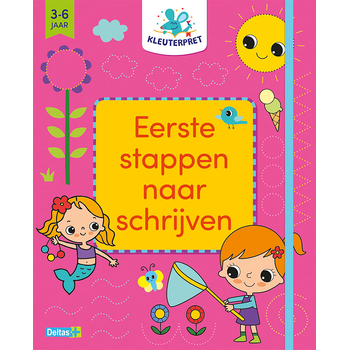Eerste stappen naar schrijven (roos) 3-6 j. (Paperback) bij Singel 344