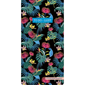 To do-lijst - Floral Black (Paperback) bij Singel 344