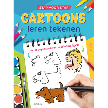 Stap voor stap cartoons leren tekenen (Paperback) bij Singel 344